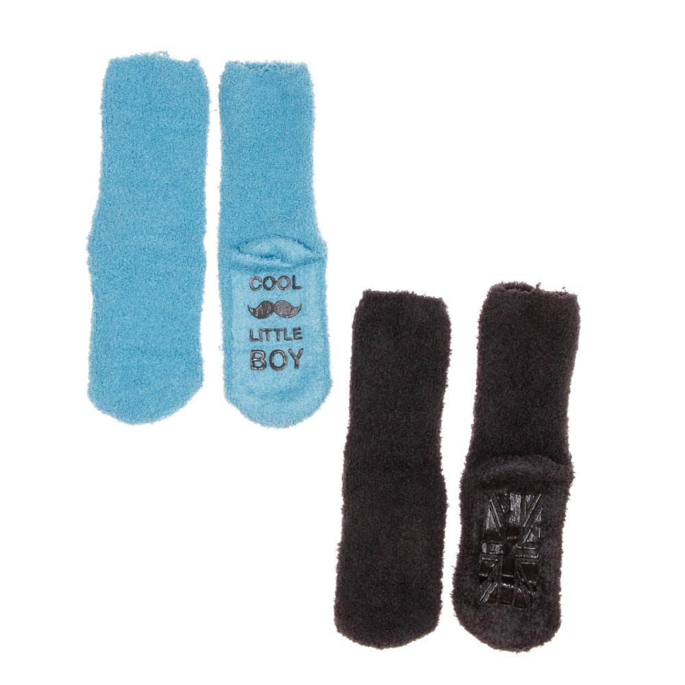 X2 Chaussettes Bleu/Noir Fille Twinday Les Unies 1