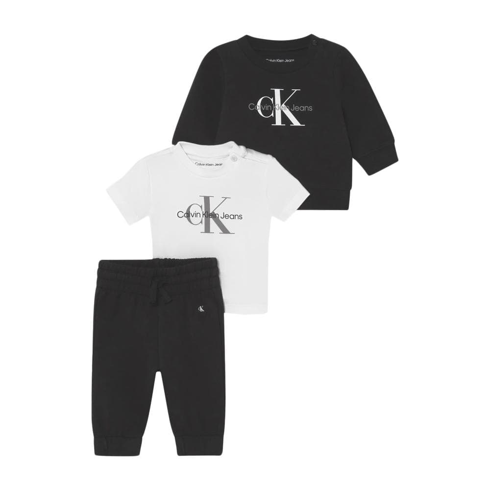 Ensemble Noir Garçon Calvin Klein Jeans Monogram 2
