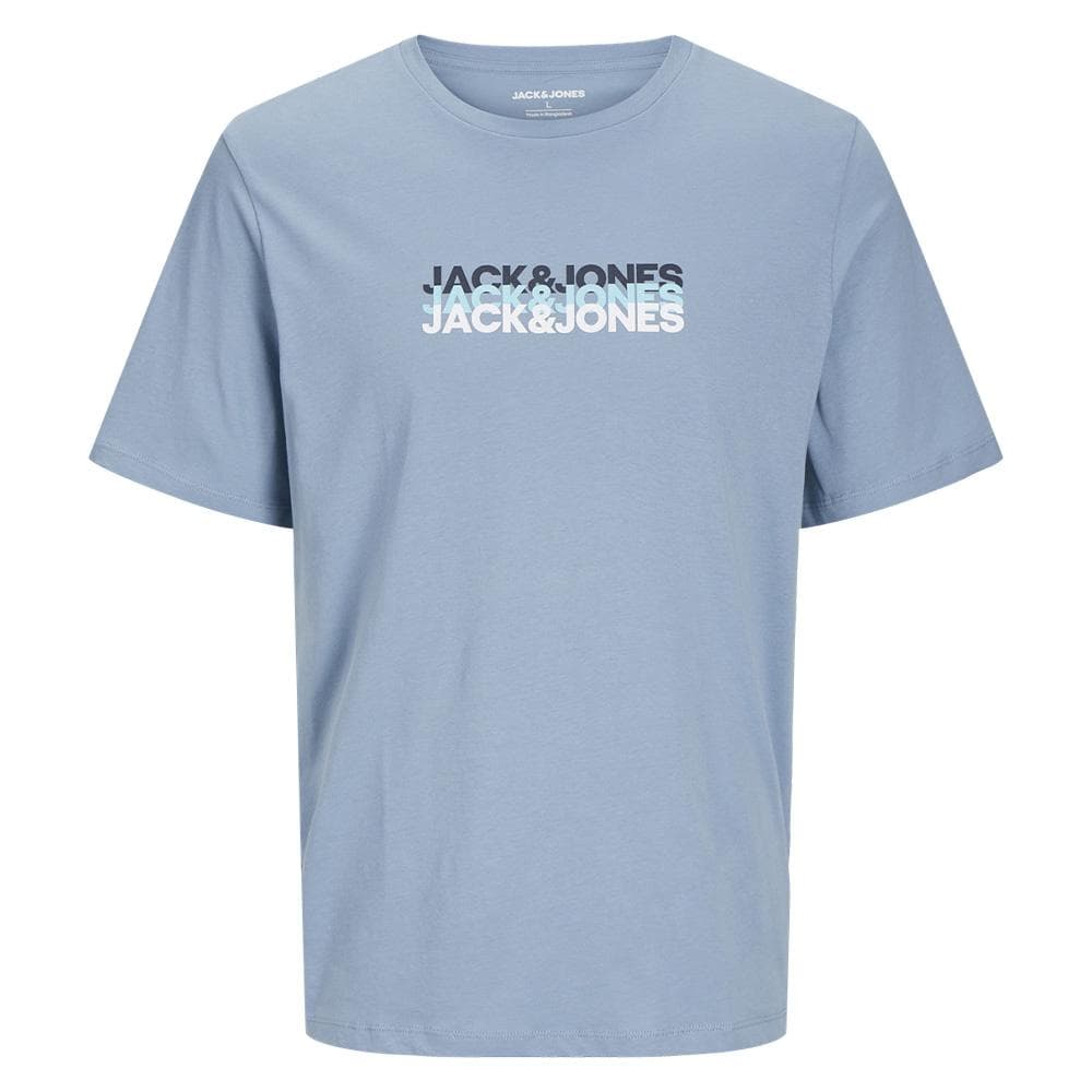 T-Shirt Bleu Garçon Jack & Jones Cyber 1
