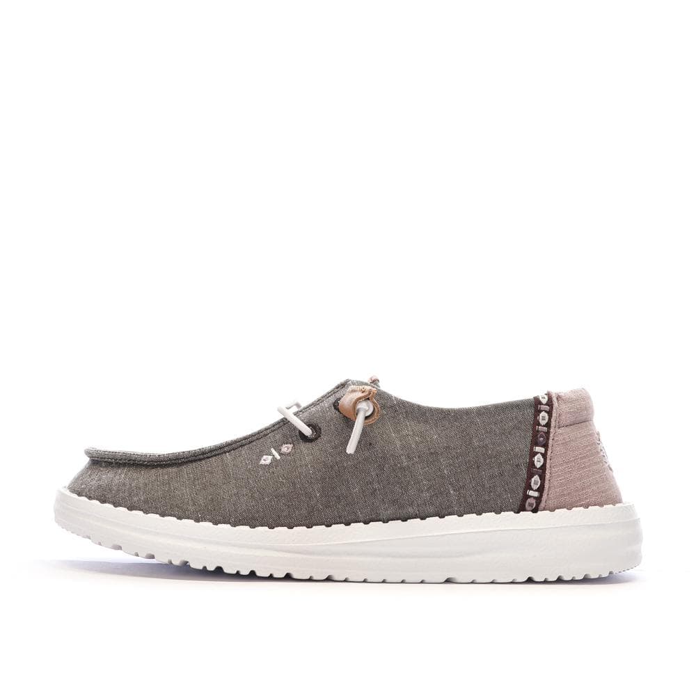 Chaussures Gris Chiné Femme Hey Dude Wendy Stretch 1