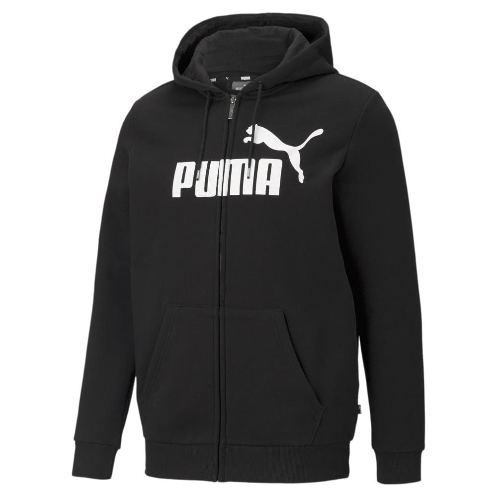 Sweat Zippé à Capuche Noir Homme Puma 586698 1