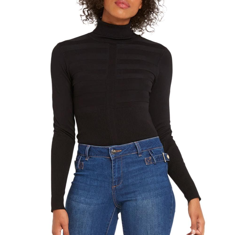 Pull Noir Femme Morgan Mentos 1