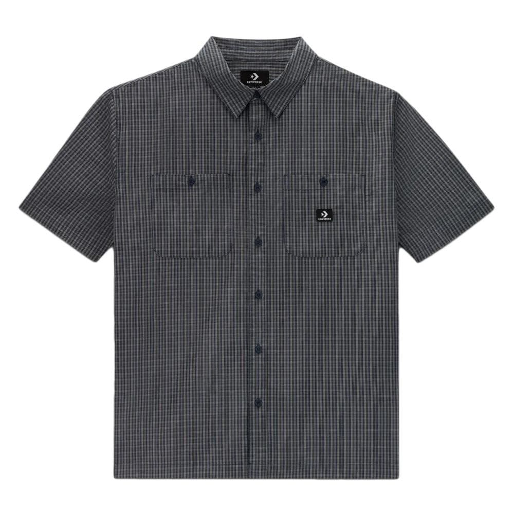Chemise Grise Homme Converse Plaid 1