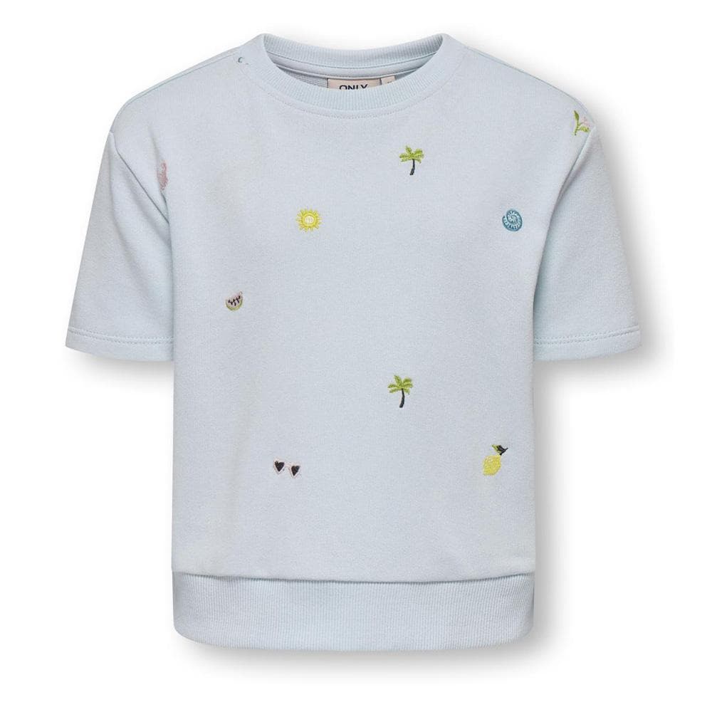 T-Shirt Bleu Fille Kids ONLY Kmgsolina 1