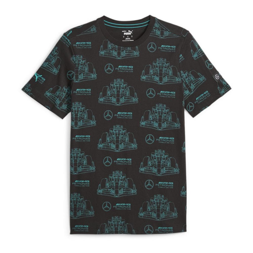 T-shirt Noir/Bleu Homme Puma Mapf1 Aop 1
