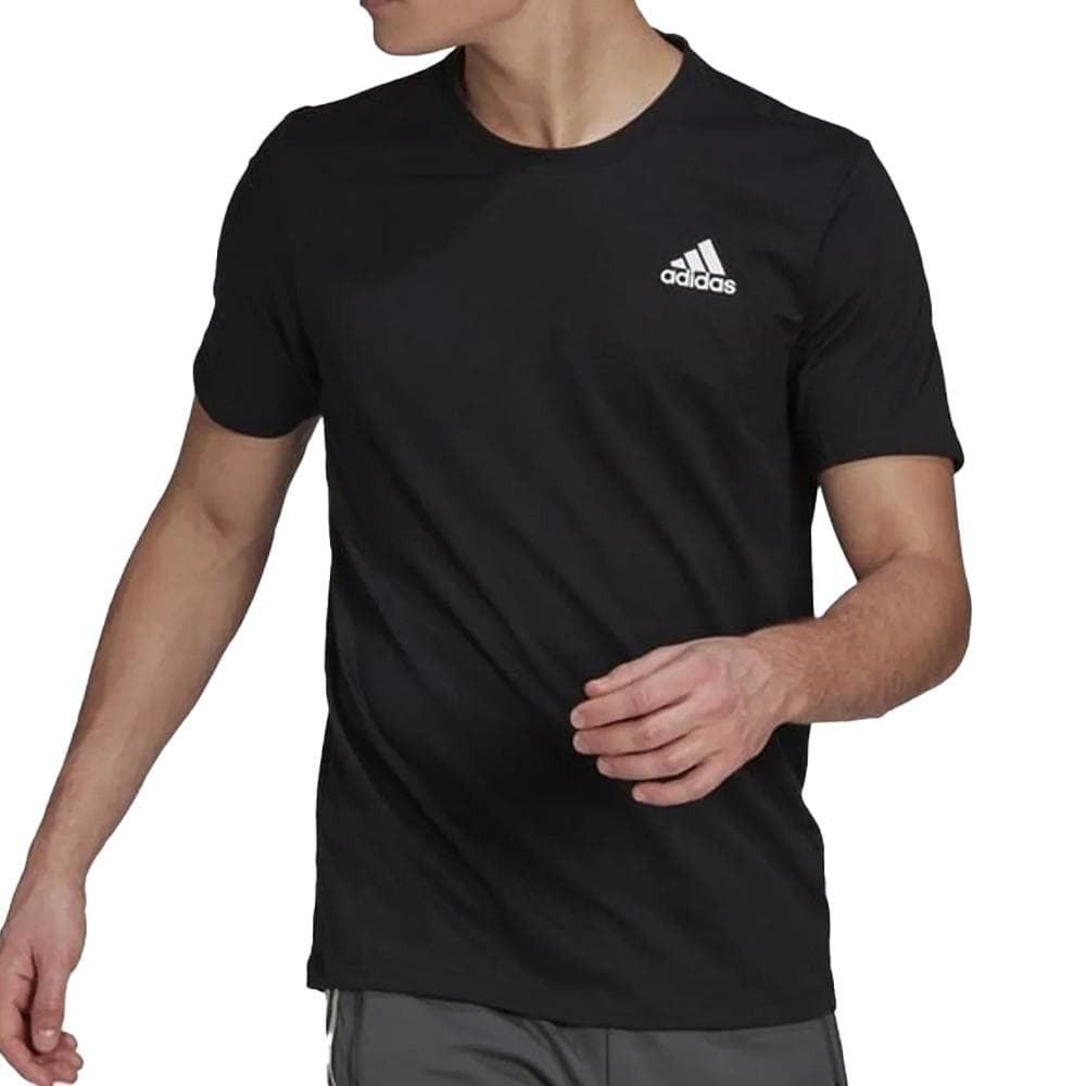 T-Shirt Noir Homme Adidas GR 1