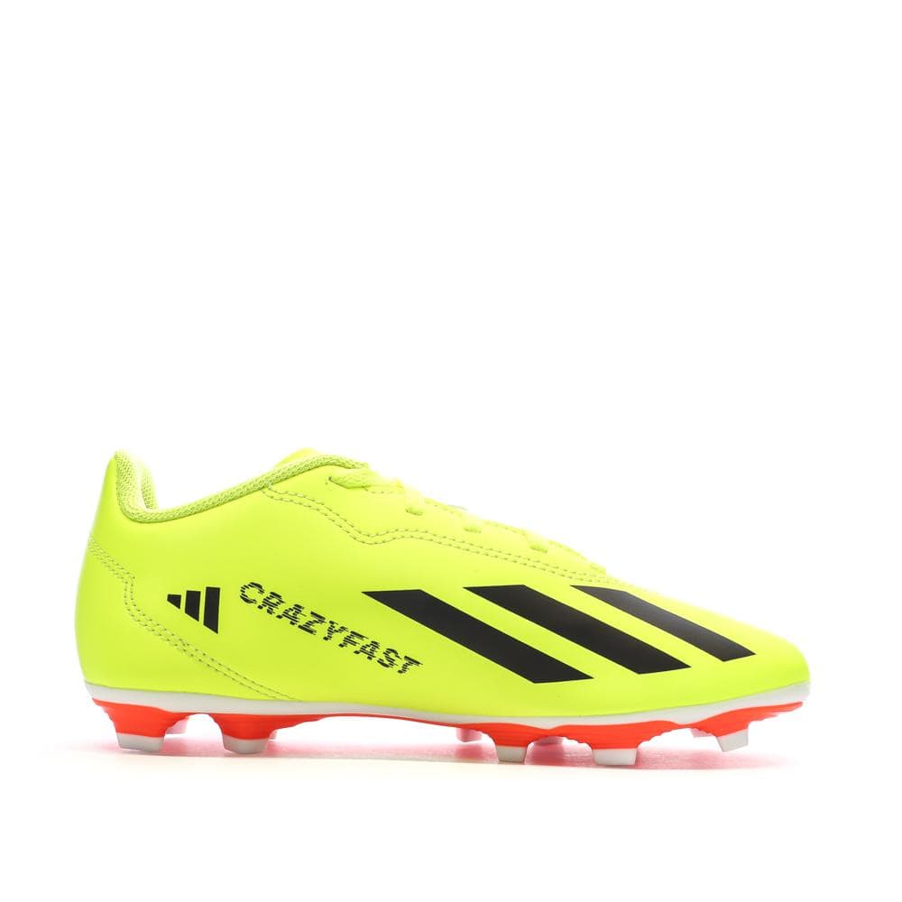 Chaussures de Foot Jaunes Junior Adidas X Crazyfast FxG 2