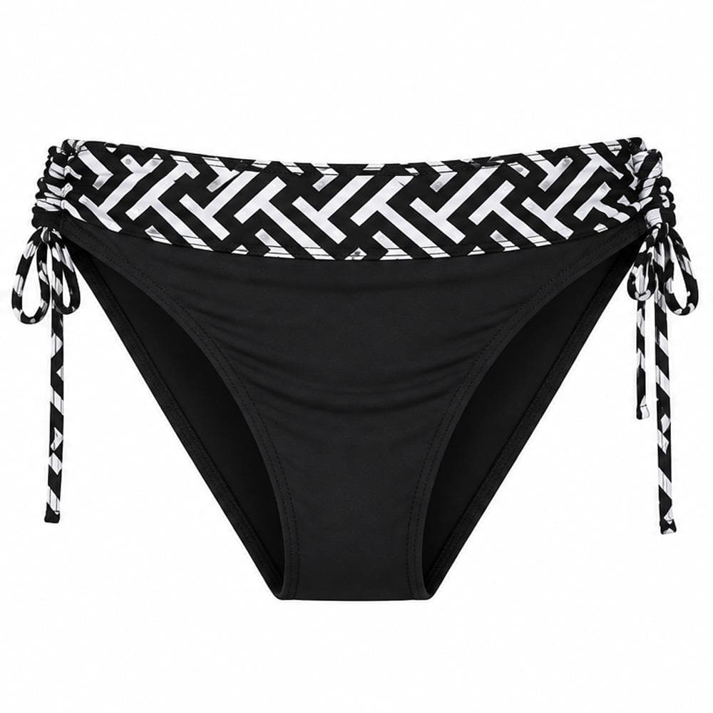 Bas de maillot de bain Noir/Blanc Grain De Sable Rita 1