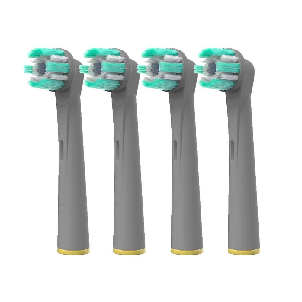 x4 Brossettes de Rechange Rotative Prodental Clean Action Gray 1