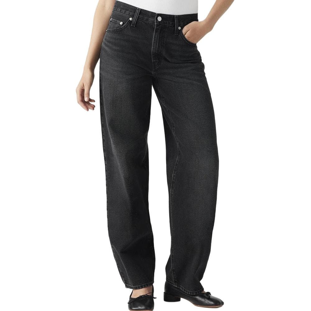 Jean Noir Femme Levi's Baggy Dad A3494 1