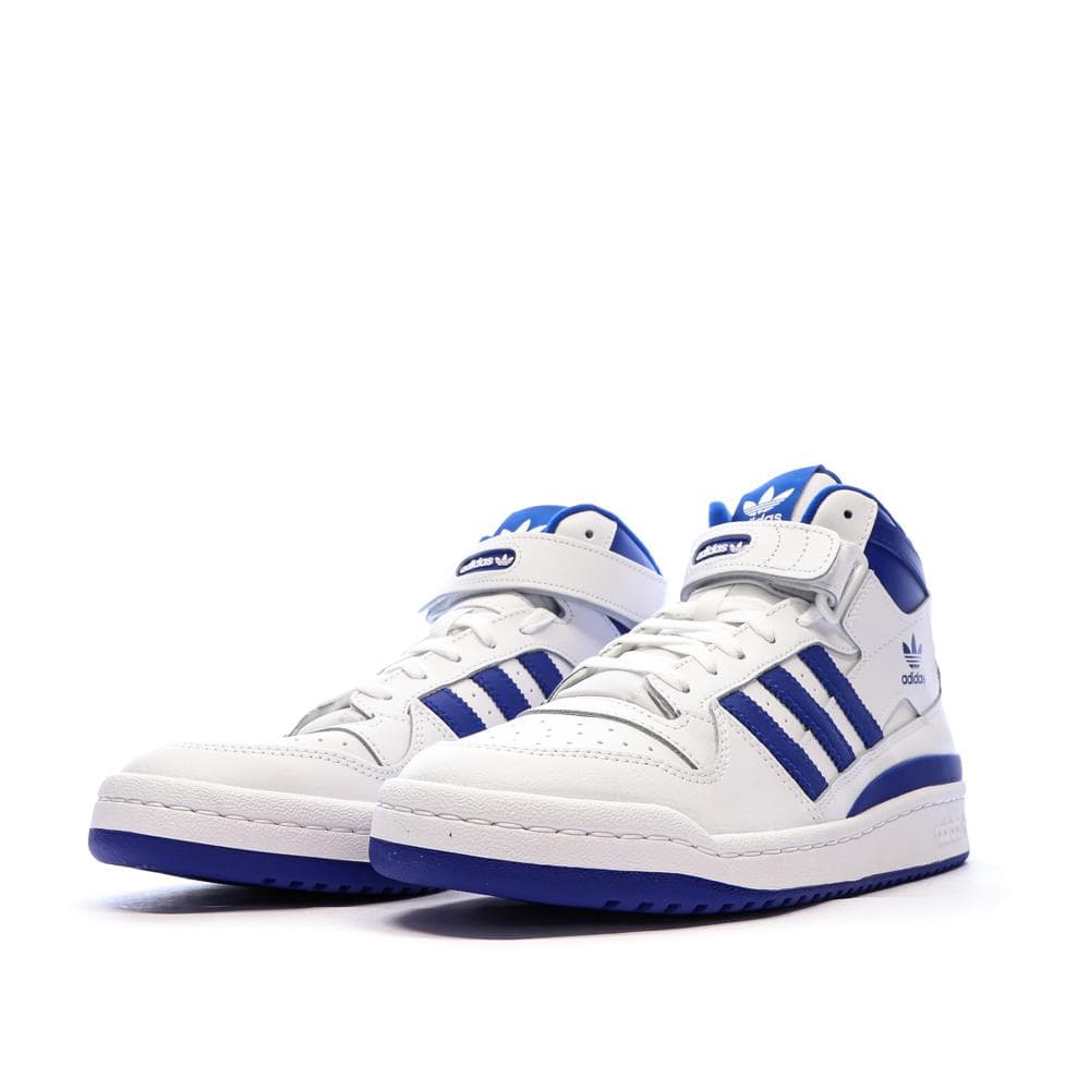 Basket Blanc/Bleu Homme Adidas Forum Mid 6