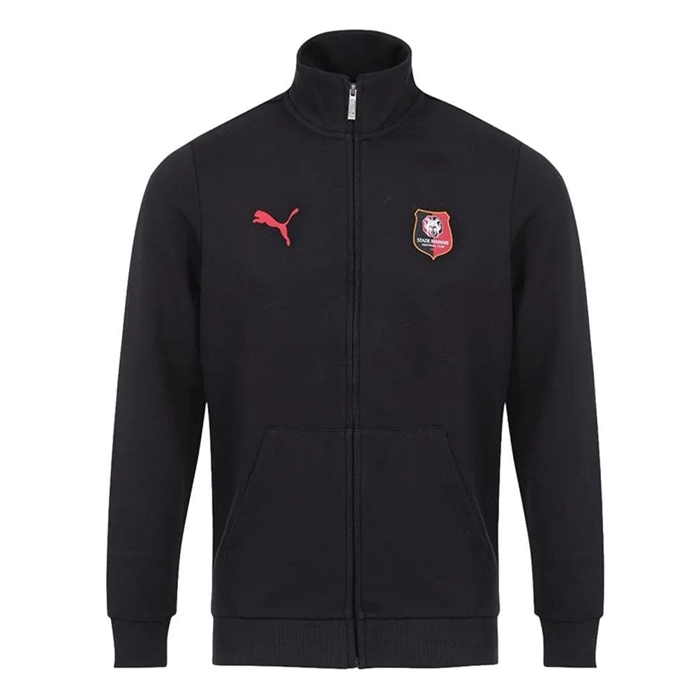 Stade Rennais Sweat Zippé Noir Homme Blank T 1