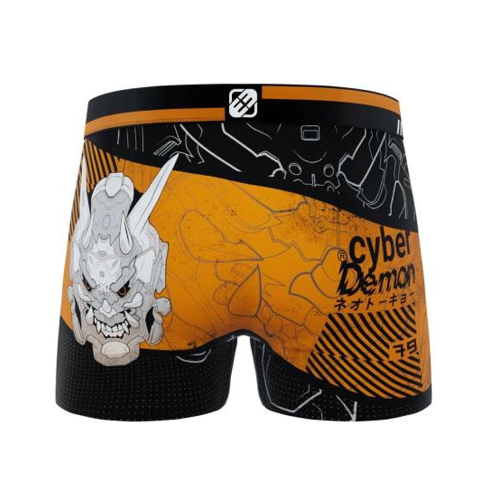 Boxer Noir/Orange Homme Freegun Cyber Démon 2