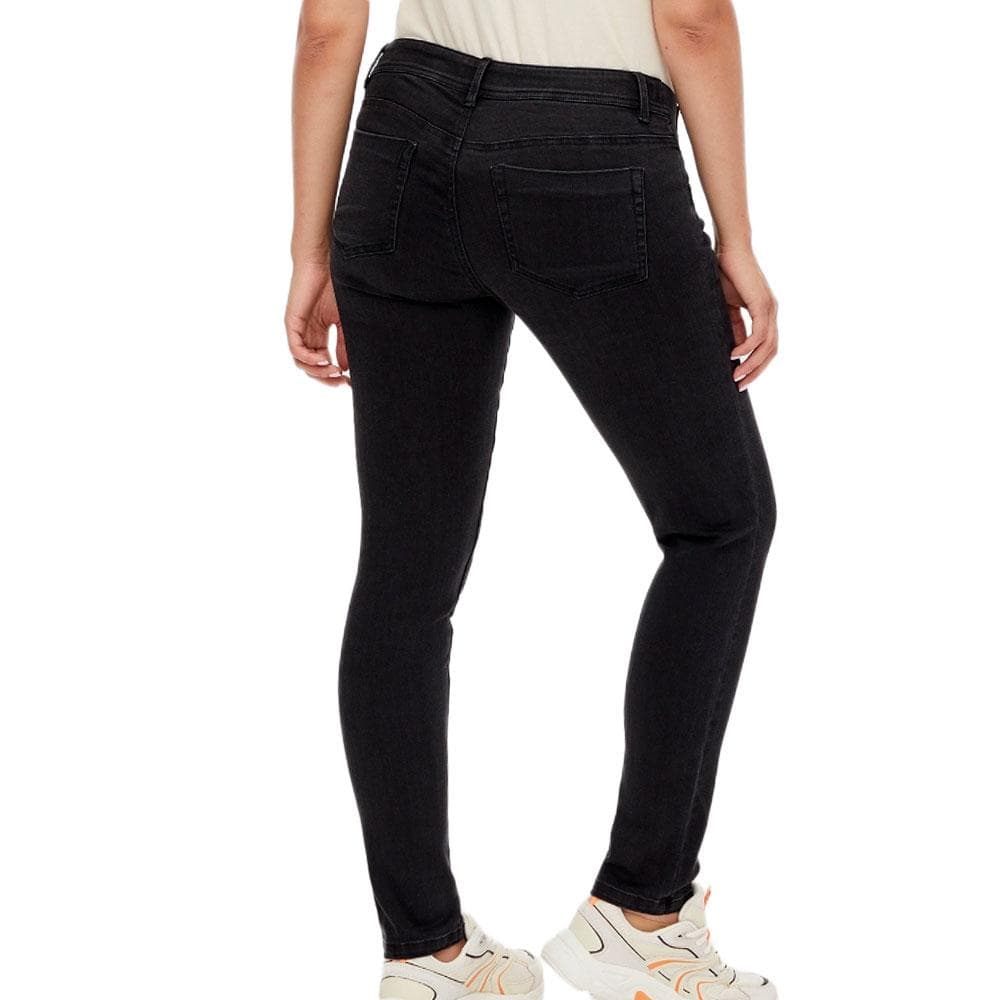 Jean Slim Noir de Grossesse Mamalicious Elastics 2