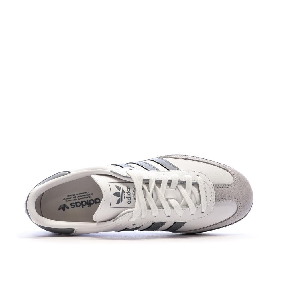 Samba Baskets Blanches/Grises Garçon/Fille Adidas 4