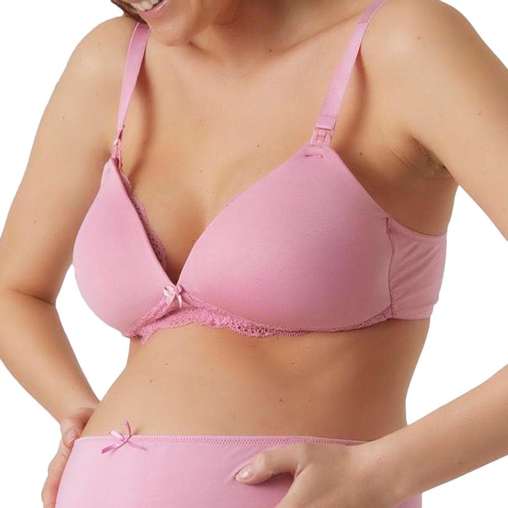 Soutien Gorge d'allaitement 2 en 1 Rose Femme Mamalicious Wamour 1