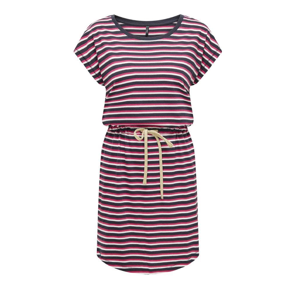 Robe à Rayure Noir/Rose Femme ONLY 15320314 1