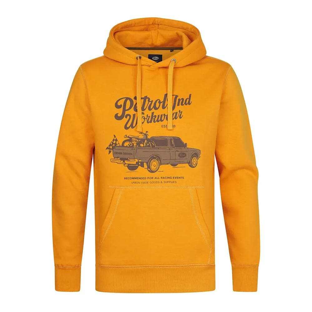 Sweat à Capuche Jaune Homme Petrol Industries Hoode 1