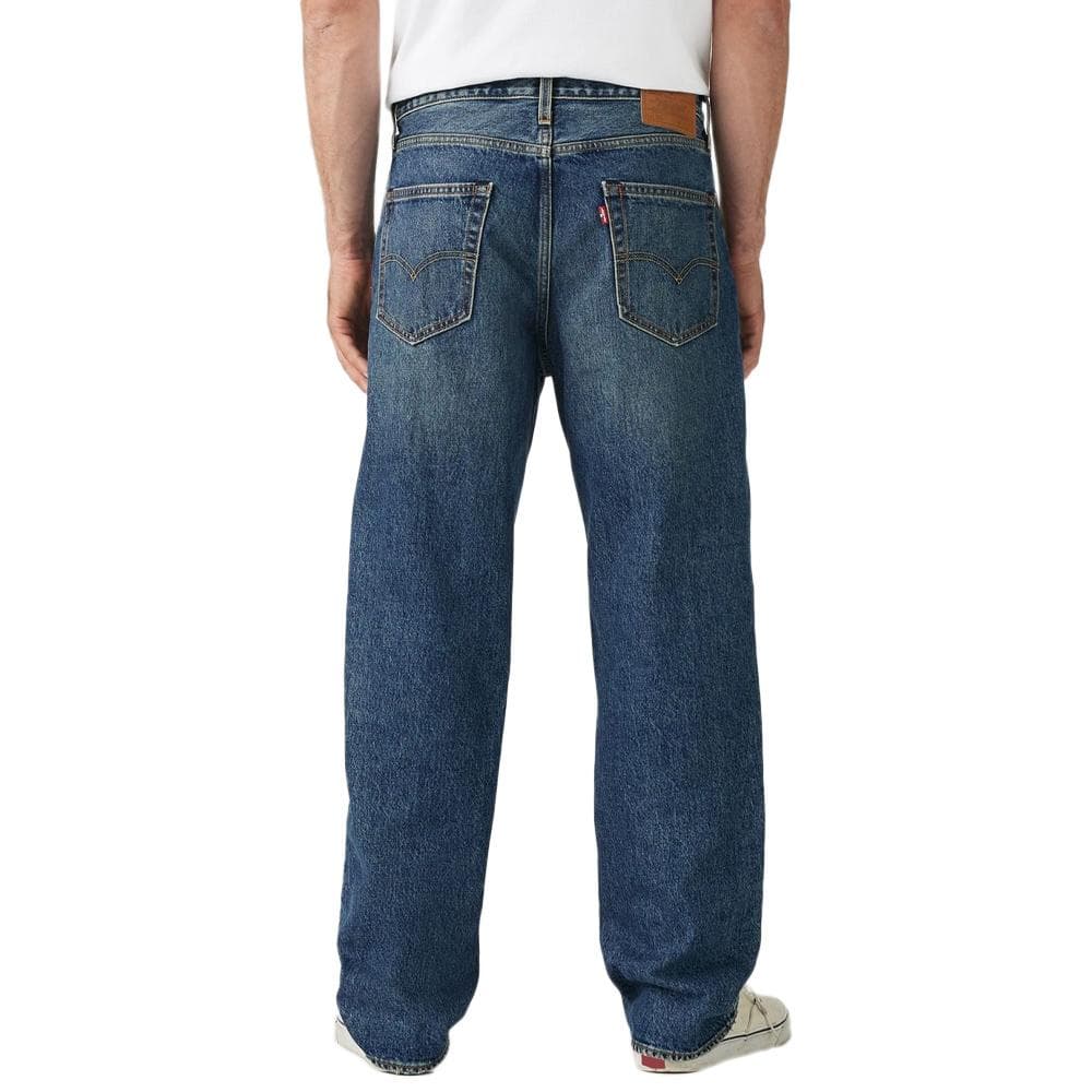 Jean 568 Bleu Foncé Homme Levi's Loose Straight Aisle Seat 2