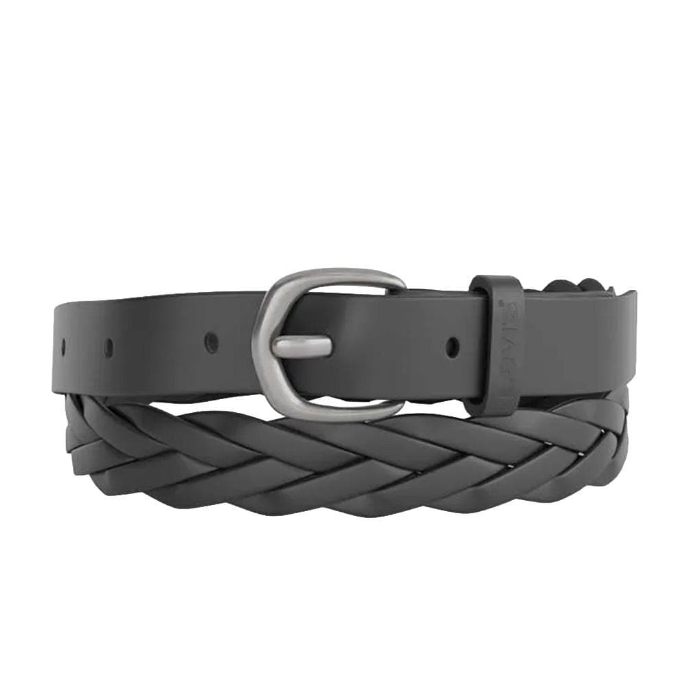 Ceinture Cuir Noir Femme Levi's Braid - T 1