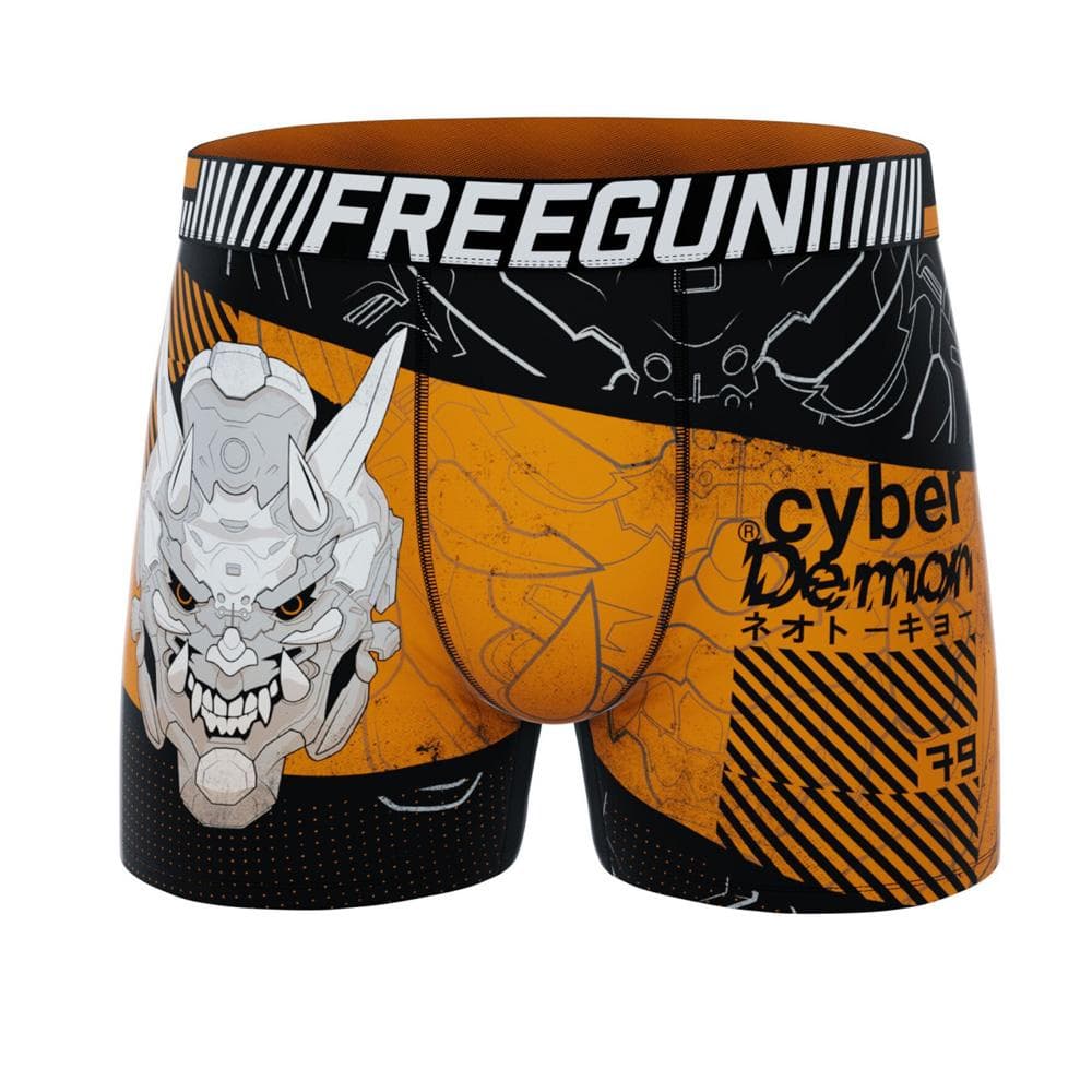 Boxer Noir Garçon Freegun Cyber Démon 1