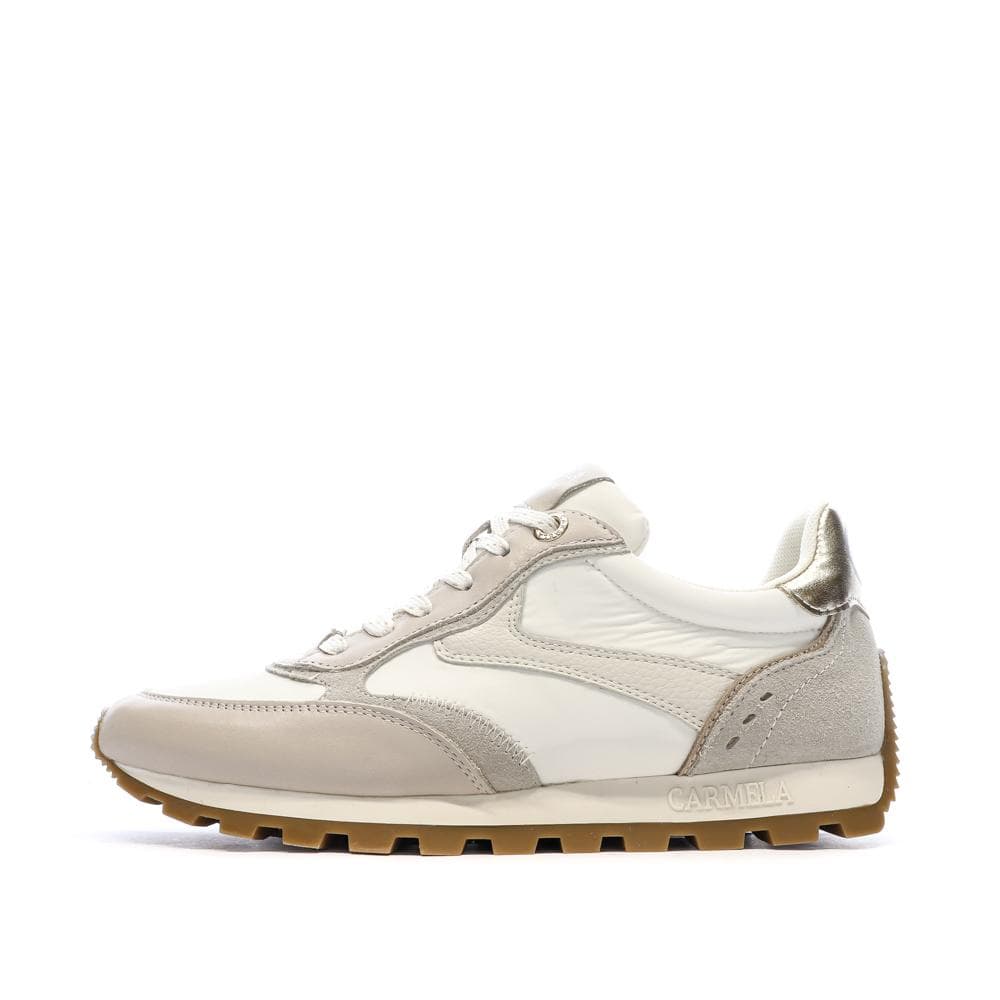 Baskets Beige/Blanches Femme Chaussures Piel 1
