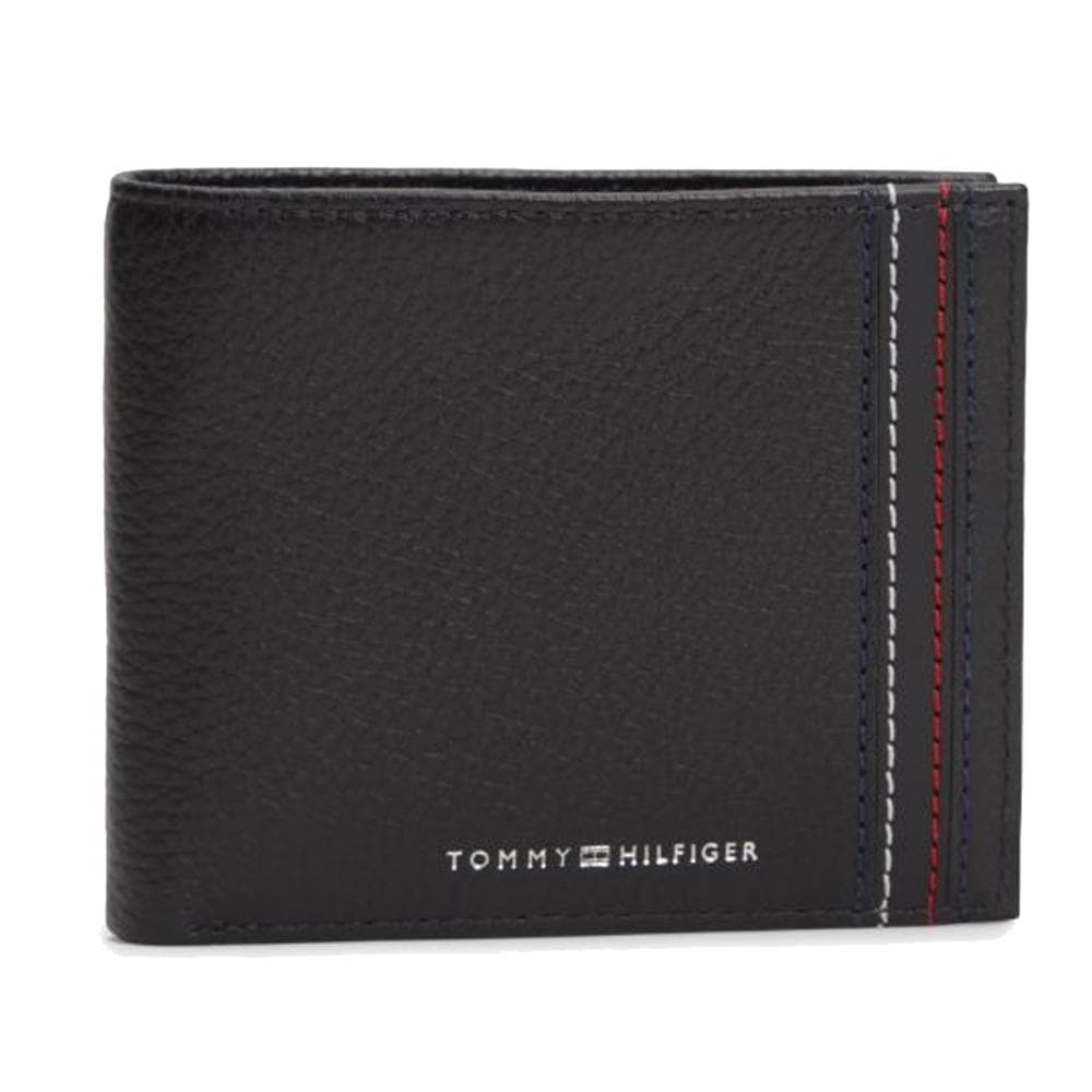 Portefeuille Noir Homme Tommy Hilfiger Th Central Cc & Coin 1
