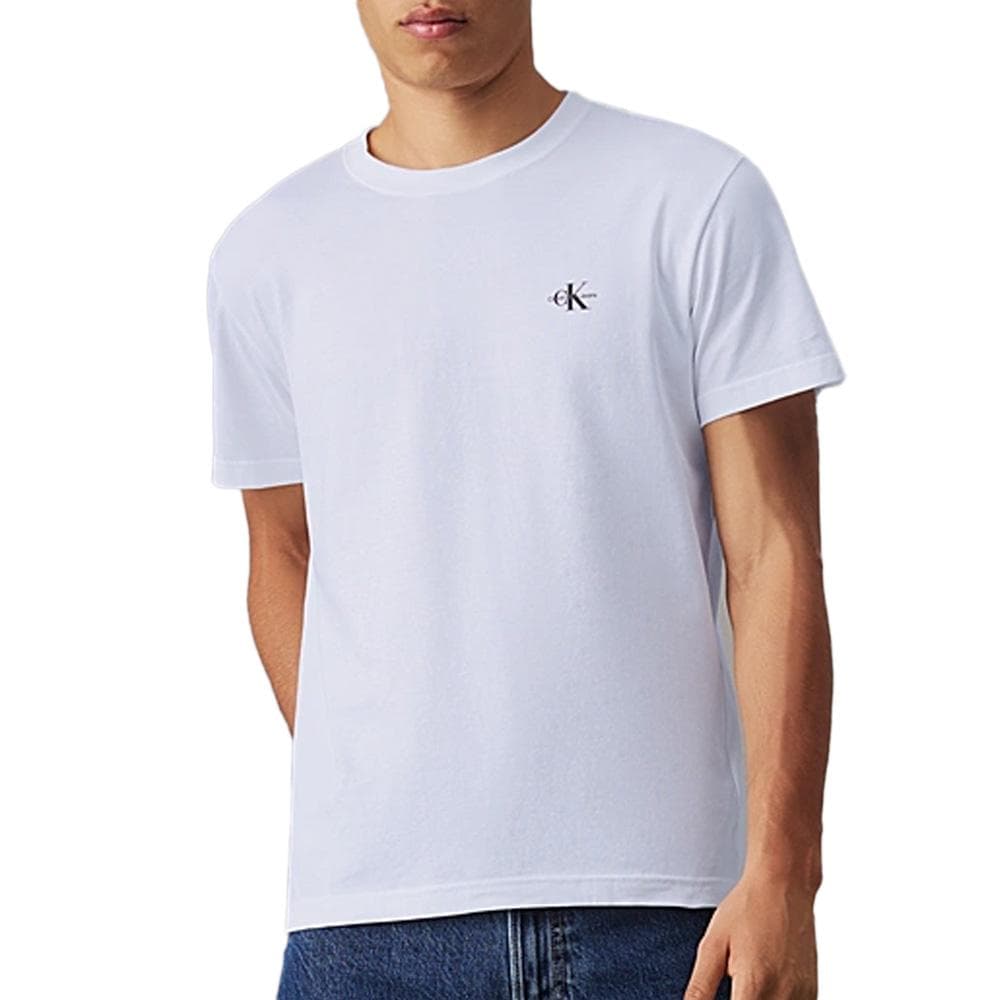 Lot de 2 T-shirts Blanc Homme Calvin Klein Monologo 1