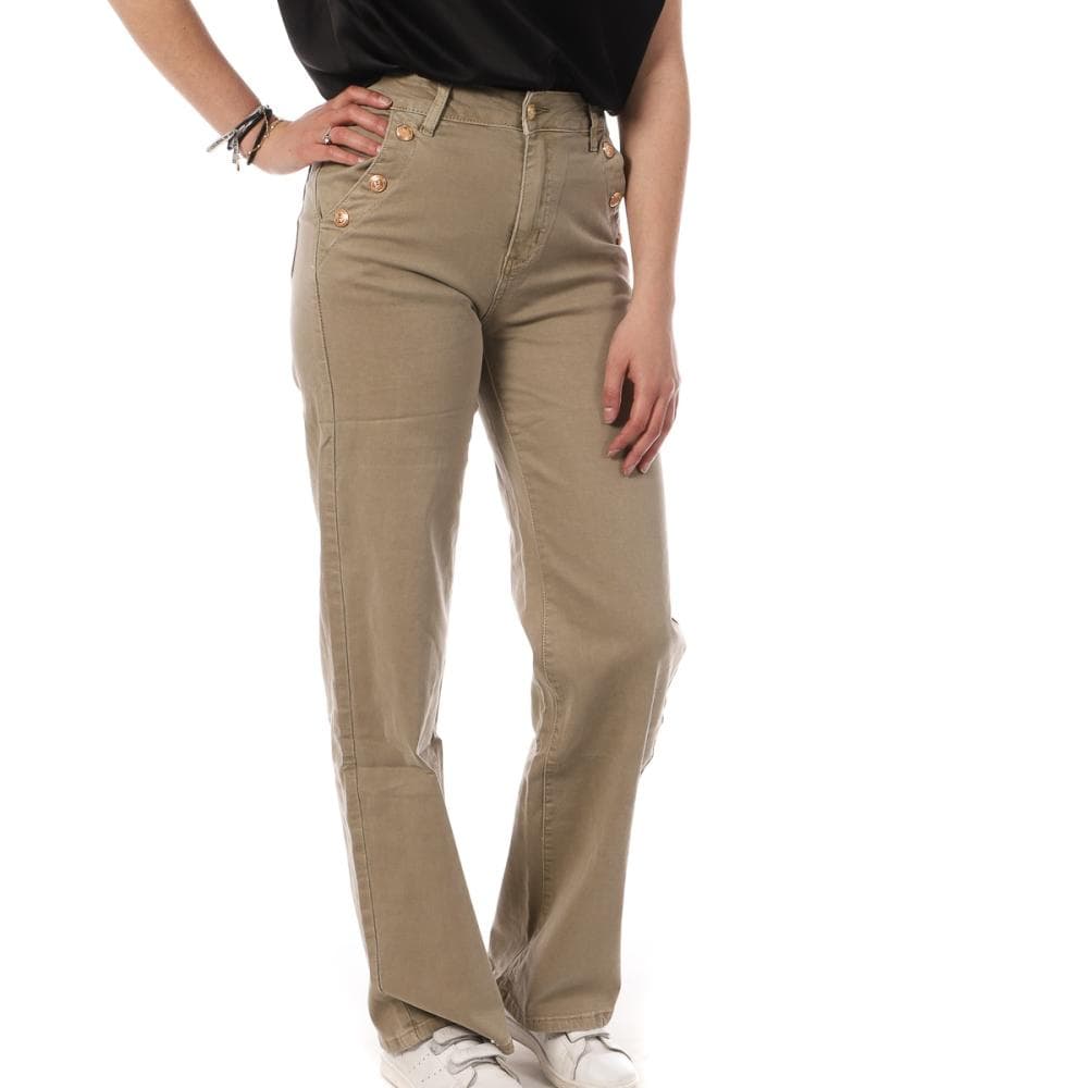 Pantalon Beige Femme My Tinas LW-246 1