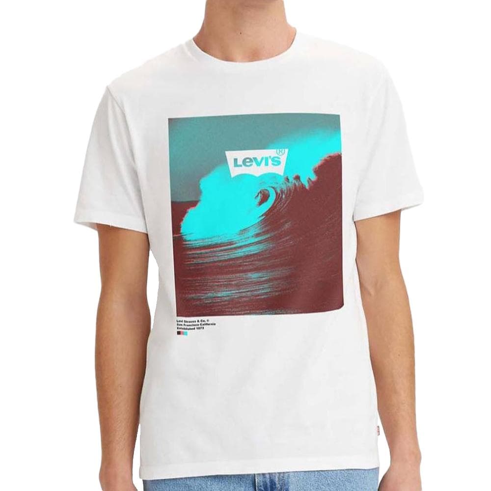 T-shirt Blanc Homme Levi's Tees 1