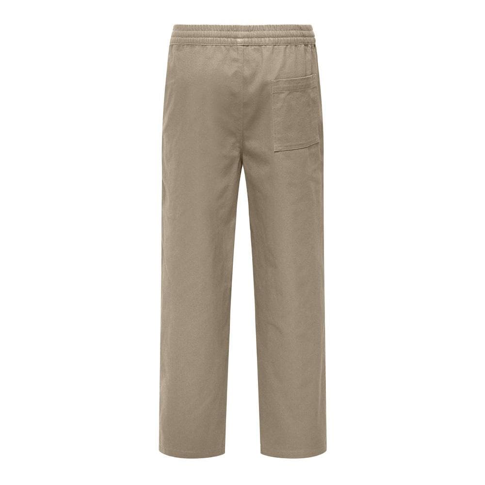 Pantalon fluide Beige Foncé Homme Only & Sons Bologna 2
