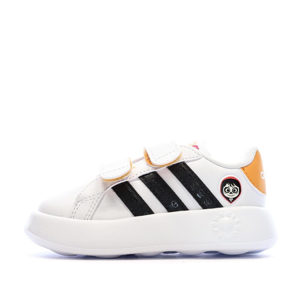 Baskets Blanches Enfant Adidas Coco Grand Court 1