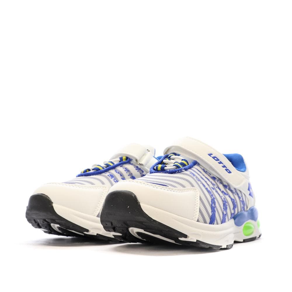 Baskets Blanc/Bleu Garçon Lotto Sienne 6