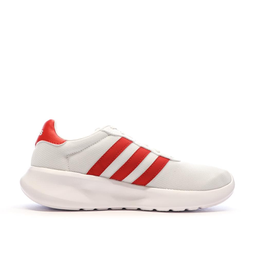 Baskets Blanches/Rouges Homme Adidas Lite Racer 3.0 2