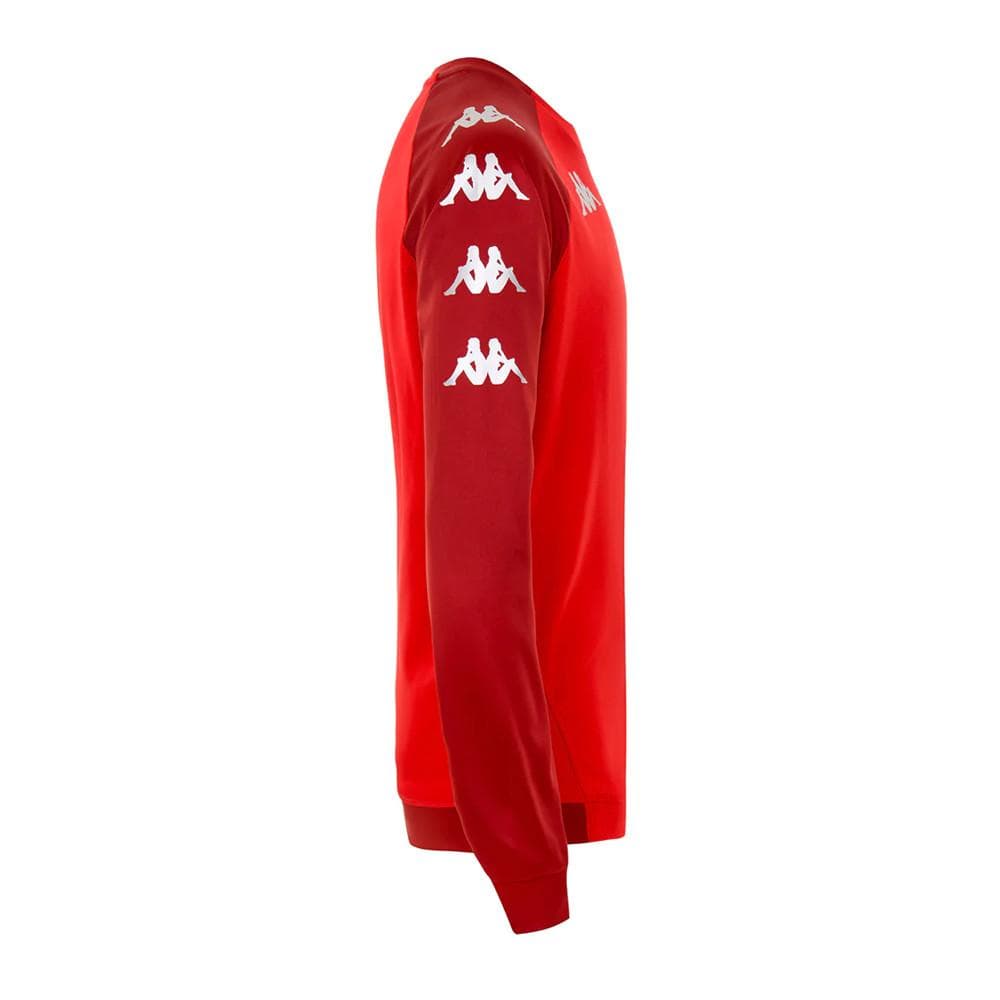 Sweat D'entrainement Rouge Homme Kappa Parme 2