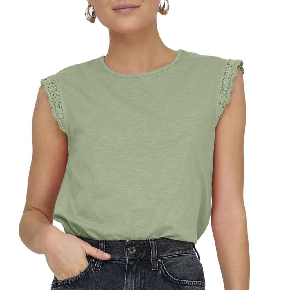 T-Shirt Vert Femme JDY Salva 1