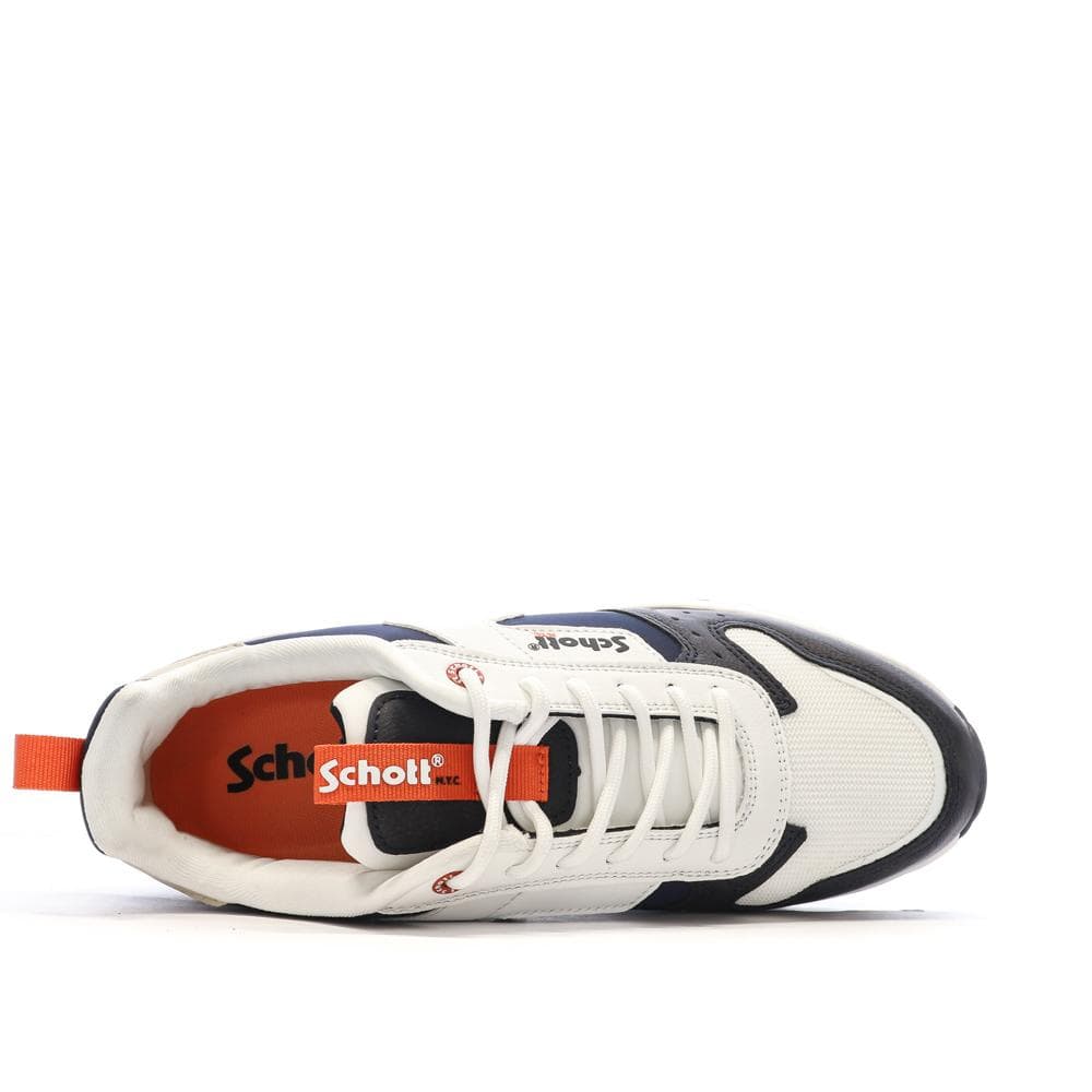 Baskets Blanches/Noires Homme Schott Maki 4