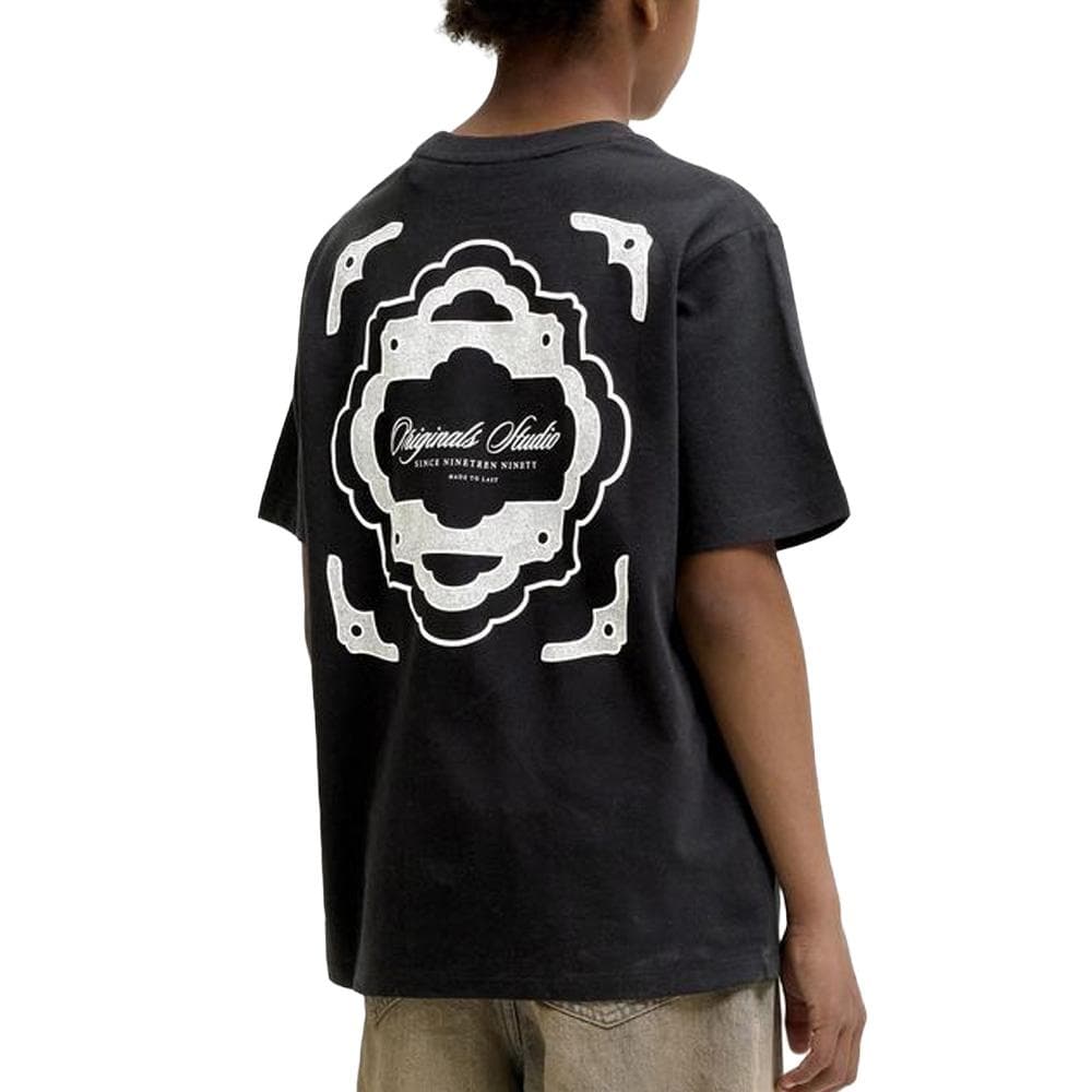 T-Shirt Noir Garçon Jack & Jones Dia 2