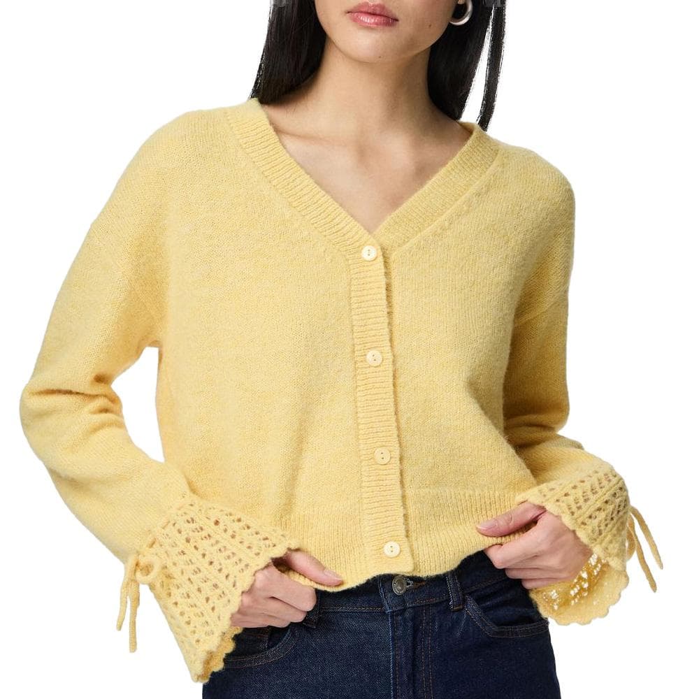 Gilet Jaune Femme Pieces Milla 1
