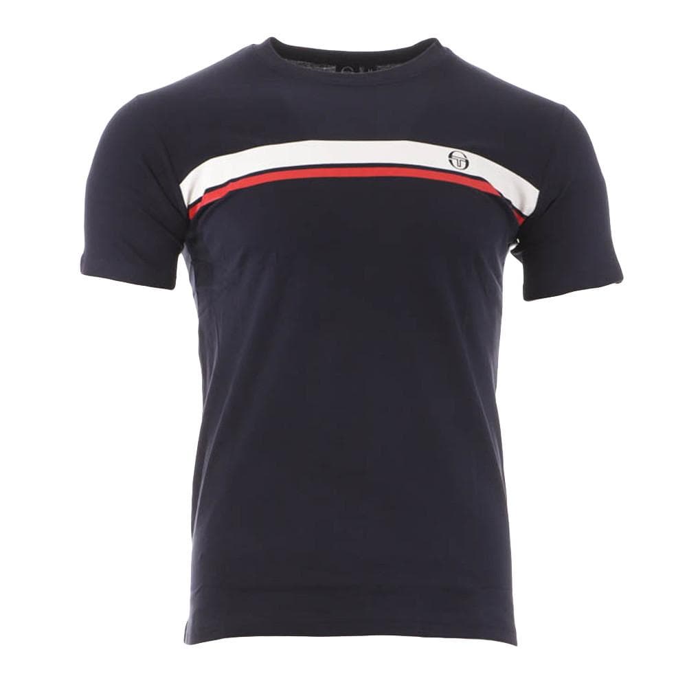 T-shirt Marine Homme Sergio Tacchini Stripe A 1
