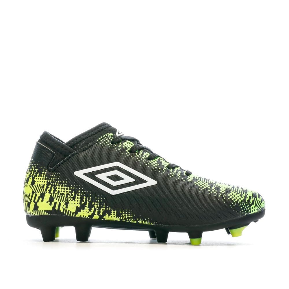 Chaussures football Noir/Jaune Garçon Umbro Form Net 2