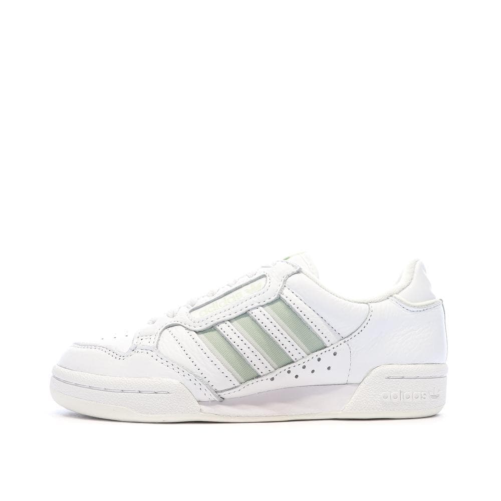 Baskets Blanc/Vert Femme Adidas Continental 80 Stripes 1