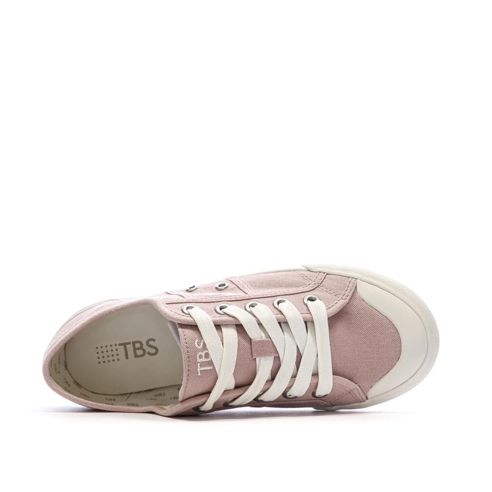 Chaussures en Toile Rose Pale Femme TBS OPIACE 4