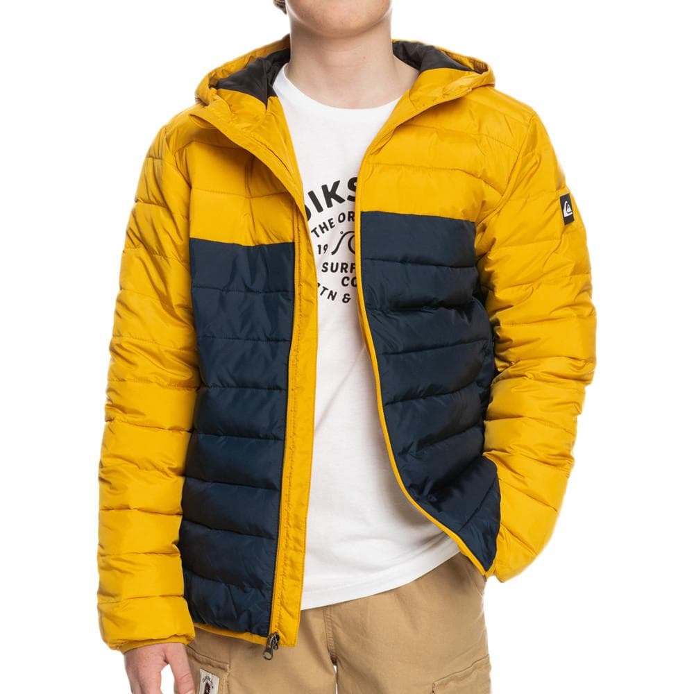 Doudoune Marine/Jaune Garçon Quiksilver Scaly 1