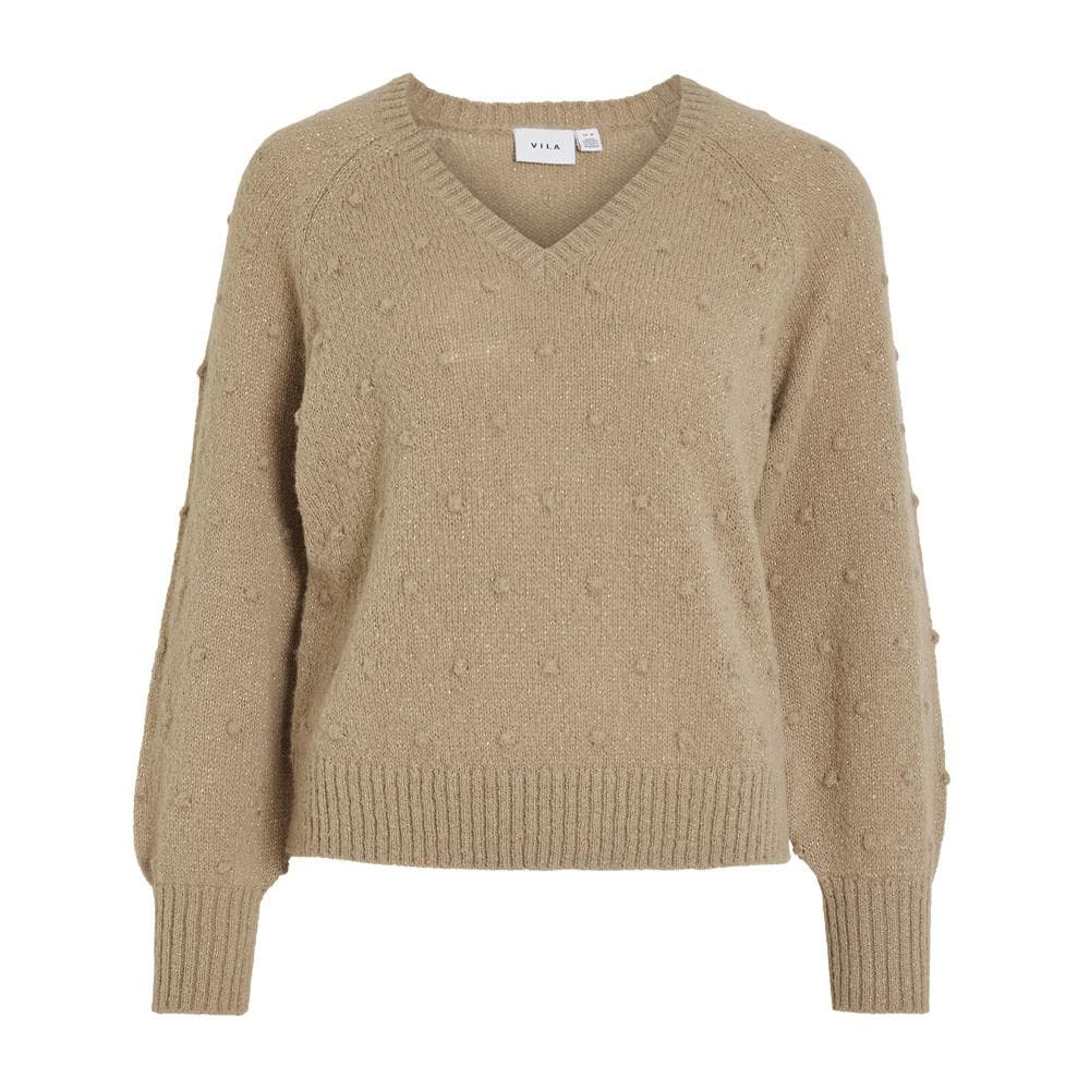 Pull Marron Femme Vila Tuli 1