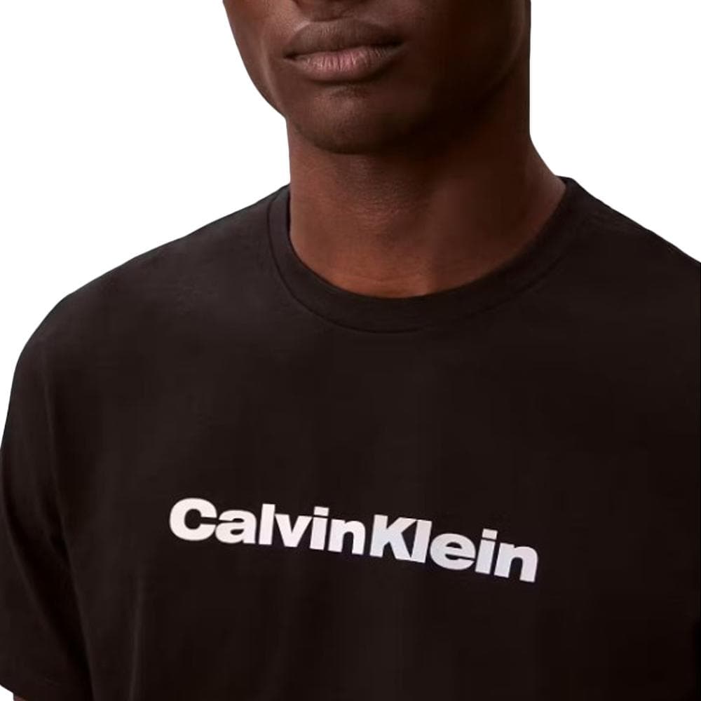 T-Shirt Noir Homme Calvin Klein Jeans 30s Eu Wholesale 2