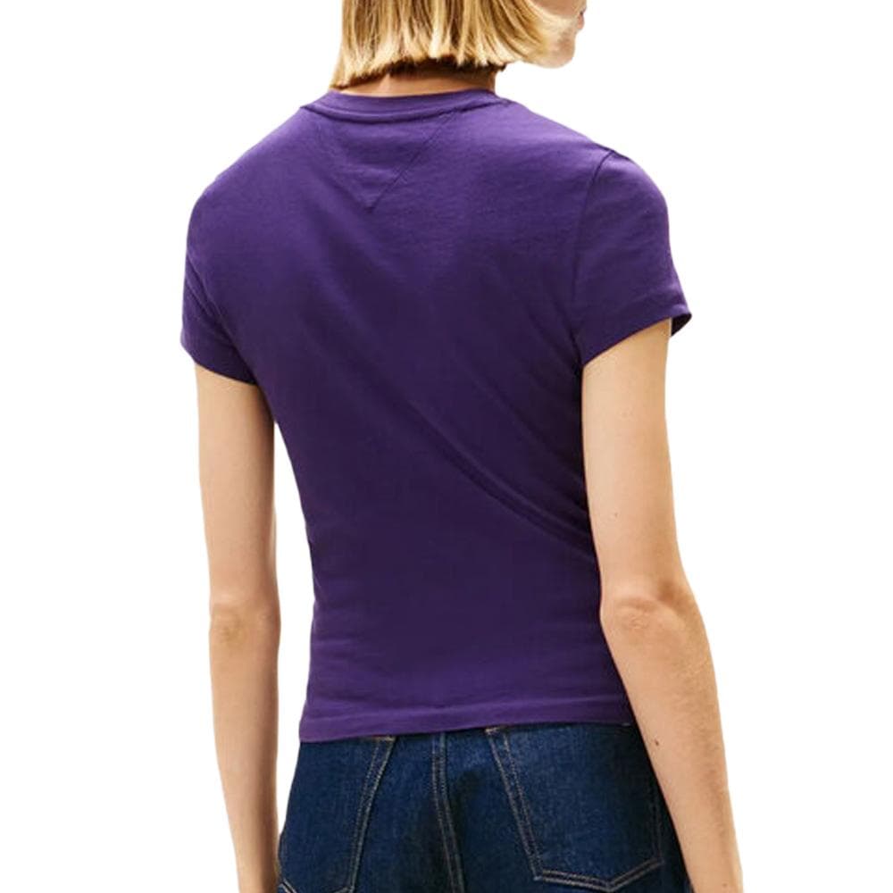 T-Shirt Violet Femme Tommy Hilfiger DW0DW21550 2