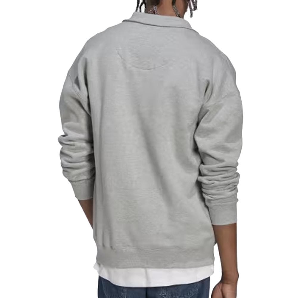 Sweat 1/4 Zip Gris Homme Adidas HN1945 2