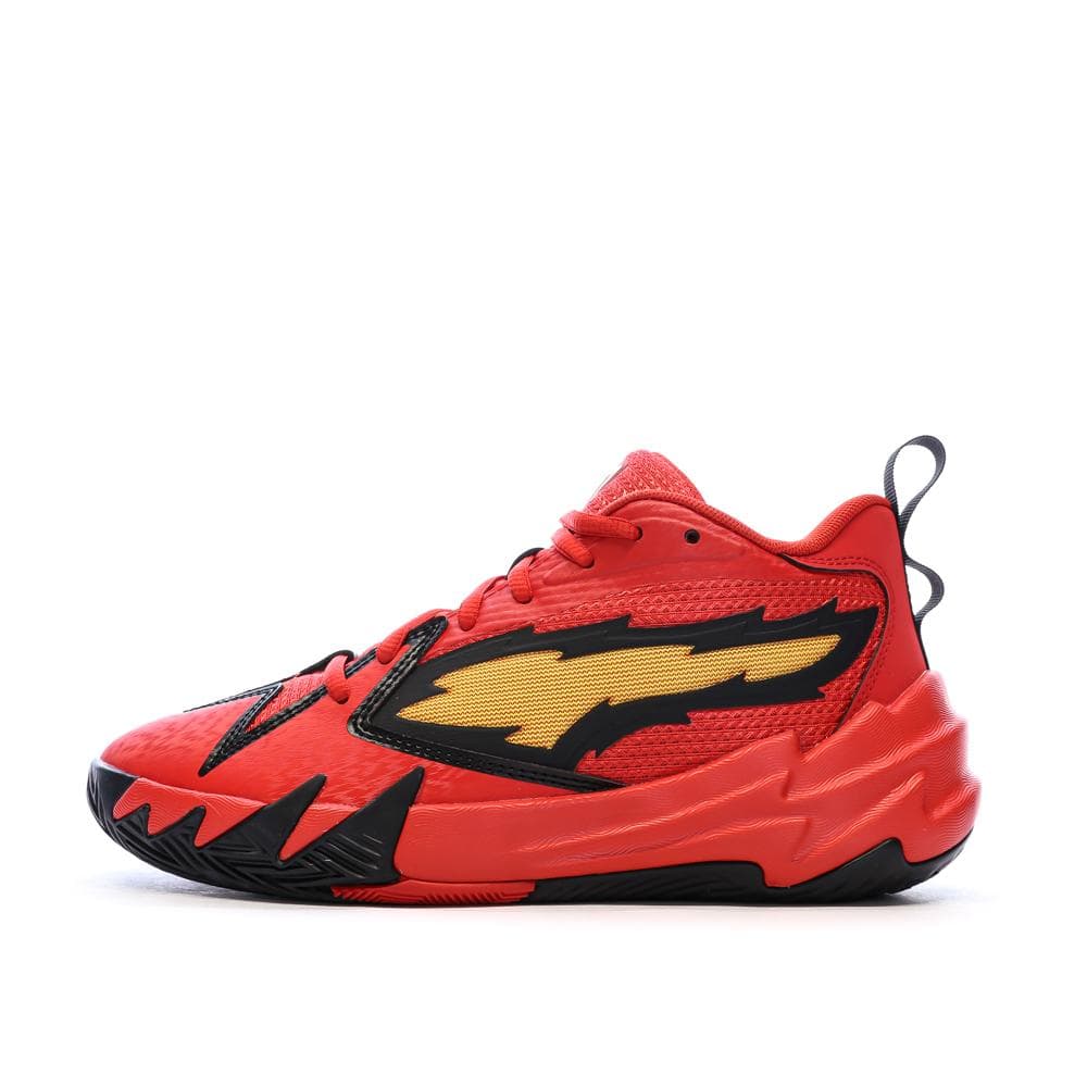 Chaussures de Basketball Rouge/Jaune Mixte Puma Scoot Zeros Retro 1