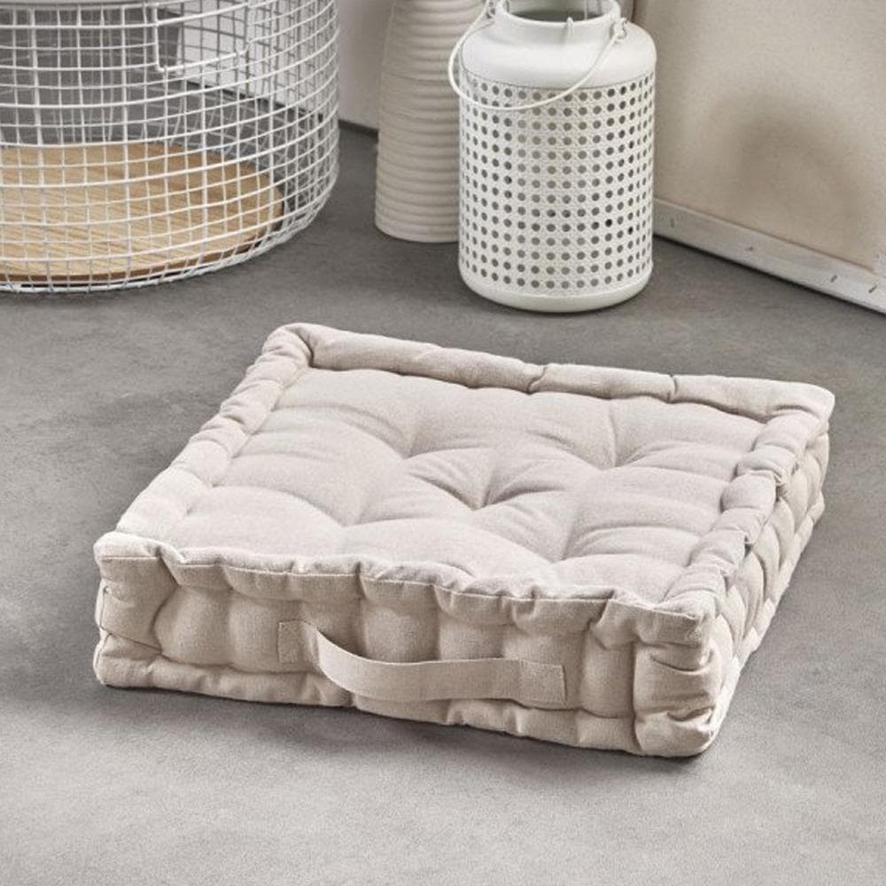 Coussin de Sol Beige Today 40x40x10 1